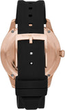 Buy Shop Michael Kors Runway Quartz Black Dial Black Silicone Strap Watch For Women - MK6852 USA Online