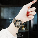Buy Shop Michael Kors Runway Quartz Black Dial Brown Leather Strap Watch For Women - MK6979 USA Online