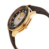Buy Shop Michael Kors Runway Quartz Black Dial Brown Leather Strap Watch For Women - MK6979 USA Online