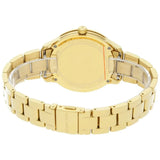 Buy Shop Michael Kors Runway Quartz Black Dial Gold Steel Strap Watch For Women - MK6682 USA Online