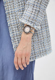 Buy Shop Michael Kors Runway Quartz Black Dial Two Tone Steel Strap Watch For Women - MK6960 USA Online