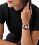 Buy Shop Michael Kors Runway Quartz Black Dial Two Tone Steel Strap Watch For Women - MK6960 USA Online