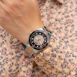 Buy Shop Michael Kors Runway Quartz Black Dial Two Tone Steel Strap Watch For Women - MK6960 USA Online