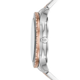 Buy Shop Michael Kors Runway Quartz Black Dial Two Tone Steel Strap Watch For Women - MK6960 USA Online