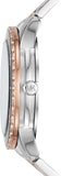 Buy Shop Michael Kors Runway Quartz Black Dial Two Tone Steel Strap Watch For Women - MK6960 USA Online