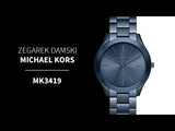 Buy Shop Michael Kors Runway Quartz Blue Dial Blue Steel Strap Watch For Women - MK3419 USA Online