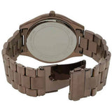 Buy Shop Michael Kors Runway Quartz Brown Dial Brown Steel Strap Watch For Women - MK3418 USA Online