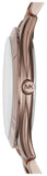 Buy Shop Michael Kors Runway Quartz Brown Dial Brown Steel Strap Watch For Women - MK3418 USA Online
