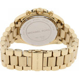 Buy Shop Michael Kors Runway Quartz Gold Dial Gold Steel Strap Watch For Women - MK5852 USA Online