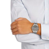 Buy Shop Michael Kors Runway Quartz Grey Dial Grey Steel Strap Watch For Women - MK8576 USA Online