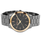 Buy Shop Michael Kors Runway Quartz Grey Dial Grey Steel Strap Watch For Women - MK8576 USA Online