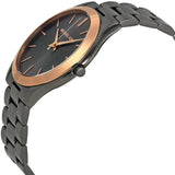 Buy Shop Michael Kors Runway Quartz Grey Dial Grey Steel Strap Watch For Women - MK8576 USA Online