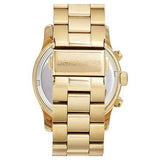 Buy Shop Michael Kors Runway Quartz Orange Dial Gold Steel Strap Watch For Women - MK5930 USA Online