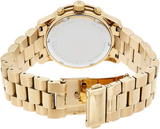 Buy Shop Michael Kors Runway Quartz Orange Dial Gold Steel Strap Watch For Women - MK5930 USA Online