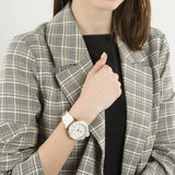 Buy Shop Michael Kors Runway Quartz White Dial White Rubber Strap Watch For Women - MK6853 USA Online