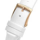 Buy Shop Michael Kors Runway Quartz White Dial White Rubber Strap Watch For Women - MK6853 USA Online