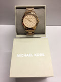 Buy Shop Michael Kors Runway Rose Gold Dial Rose Gold Steel Strap Watch for Women - MK3336 USA Online