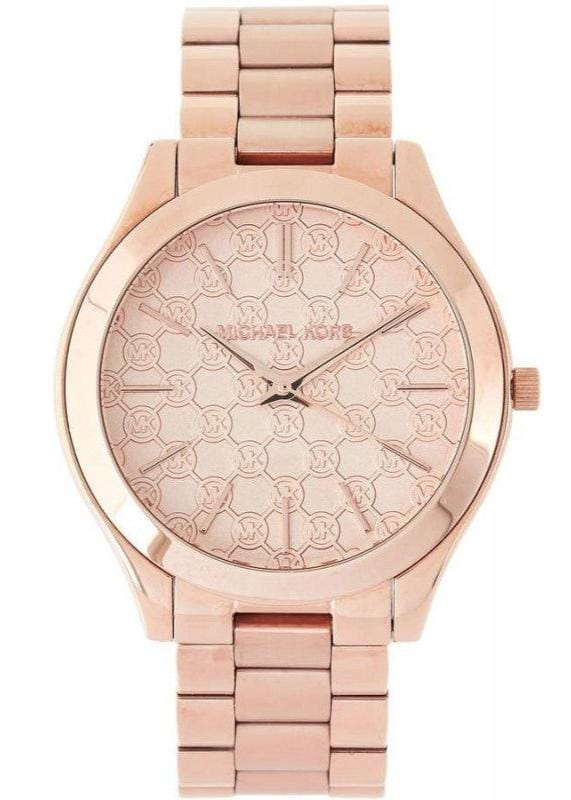 Buy Shop Michael Kors Runway Rose Gold Dial Rose Gold Steel Strap Watch for Women - MK3336 USA Online