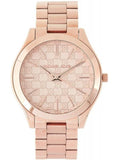 Buy Shop Michael Kors Runway Rose Gold Dial Rose Gold Steel Strap Watch for Women - MK3336 USA Online