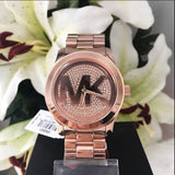 Buy Shop Michael Kors Runway Rose Gold Dial Rose Gold Steel Strap Watch for Women - MK5661 USA Online