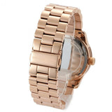 Buy Shop Michael Kors Runway Rose Gold Dial Rose Gold Steel Strap Watch for Women - MK5661 USA Online