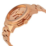 Buy Shop Michael Kors Runway Rose Gold Dial Rose Gold Steel Strap Watch for Women - MK5661 USA Online