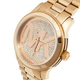 Buy Shop Michael Kors Runway Rose Gold Dial Rose Gold Steel Strap Watch for Women - MK5661 USA Online