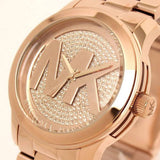 Buy Shop Michael Kors Runway Rose Gold Dial Rose Gold Steel Strap Watch for Women - MK5661 USA Online