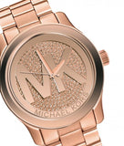 Buy Shop Michael Kors Runway Rose Gold Dial Rose Gold Steel Strap Watch for Women - MK5661 USA Online