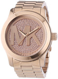 Buy Shop Michael Kors Runway Rose Gold Dial Rose Gold Steel Strap Watch for Women - MK5661 USA Online