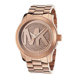 Buy Shop Michael Kors Runway Rose Gold Dial Rose Gold Steel Strap Watch for Women - MK5661 USA Online