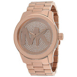 Buy Shop Michael Kors Runway Rose Gold Dial Rose Gold Steel Strap Watch for Women - MK5661 USA Online