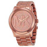 Buy Shop Michael Kors Runway Rose Gold Dial Rose Gold Steel Strap Watch for Women - MK5661 USA Online