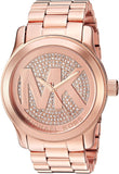 Buy Shop Michael Kors Runway Rose Gold Dial Rose Gold Steel Strap Watch for Women - MK5661 USA Online