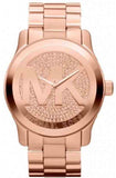 Buy Shop Michael Kors Runway Rose Gold Dial Rose Gold Steel Strap Watch for Women - MK5661 USA Online
