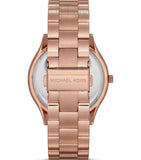 Buy Shop Michael Kors Runway Rose Gold Dial Rose Gold Steel Strap Watch For Women - MK5853 USA Online