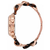Buy Shop Michael Kors Runway Rose Gold Dial Two Tone Steel Strap Watch for Women - MK4269 USA Online