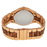 Buy Shop Michael Kors Runway Rose Gold Dial Two Tone Steel Strap Watch for Women - MK4301 USA Online