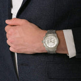 Buy Shop Michael Kors Runway Silver Dial Silver Steel Strap Watch for Men- MK8086 USA Online