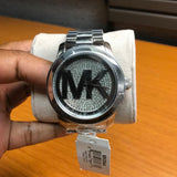 Buy Shop Michael Kors Runway Silver Dial Silver Steel Strap Watch for Women - MK5544 USA Online