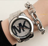 Buy Shop Michael Kors Runway Silver Dial Silver Steel Strap Watch for Women - MK5544 USA Online