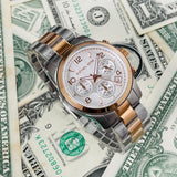 Buy Shop Michael Kors Runway Silver Dial Two Tone Steel Strap Watch for Women - MK5315 USA Online
