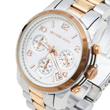 Buy Shop Michael Kors Runway Silver Dial Two Tone Steel Strap Watch for Women - MK5315 USA Online