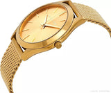 Buy Shop Michael Kors Slim Runway Quartz Gold Dial Gold Mesh Bracelet Watch For Women - MK8625 USA Online