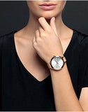 Buy Shop Michael Kors Runway Slim Quartz White Dial Beige Leather Strap Watch For Women - MK2284 USA Online