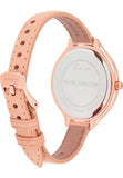 Buy Shop Michael Kors Runway Slim Quartz White Dial Beige Leather Strap Watch For Women - MK2284 USA Online