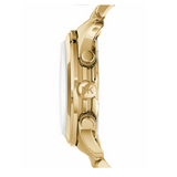 Buy Shop Michael Kors Runway Stop Hunger Blue Dial Gold Steel Strap Watch for Men - MK8315 USA Online