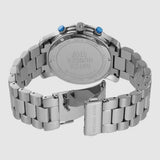 Buy Shop Michael Kors Runway Stop Hunger Blue Dial Silver Steel Strap Watch for Women - MK7427 USA Online