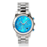 Buy Shop Michael Kors Runway Stop Hunger Blue Dial Silver Steel Strap Watch for Women - MK7427 USA Online