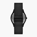 Buy Shop Michael Kors Runway Three-Hand Black Dial Black Mesh Strap Watch for Men - MK1085 USA Online